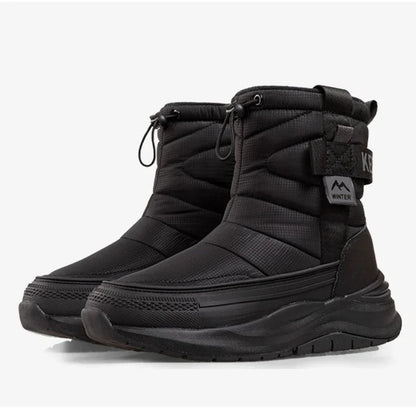 Unisex Snow Boots – Waterproof, Warm Plush-Lined Winter Walking Boots with Anti-Slip Thick Sole for Outdoor & Ski Use