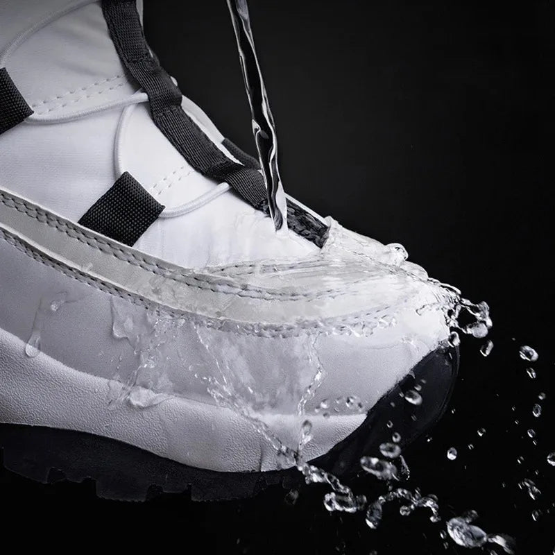 Men’s Waterproof Winter Snow Boots Warm Plush Anti-Slip Outdoor Boot