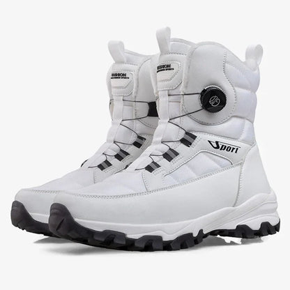 Men’s Winter Snow Boots – Warm Plush, Waterproof, Anti-Slip Outdoor Winter Shoes