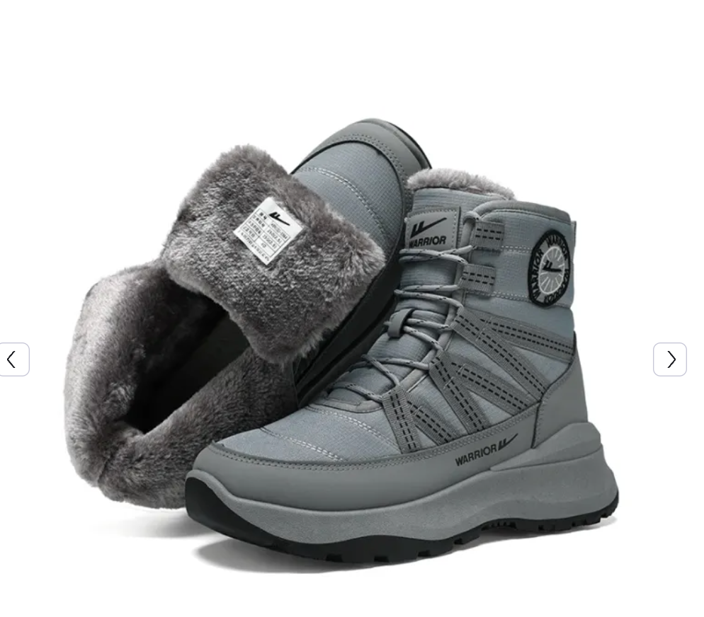 Men’s Winter Snow Boots – Warm Fleece Lined, Anti-Slip Outdoor Winter Shoes
